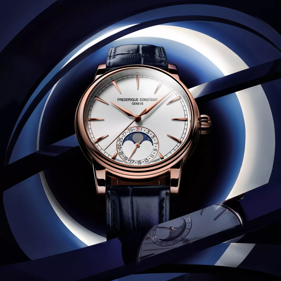 Frederique Constant Classic Moonphase Date Manufacture в розовом золоте: описание, цена