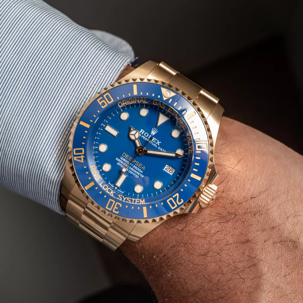 Rolex Deepsea Dweller в жёлтом золоте на Watches & Wonders 2024